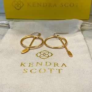 Kendra Scott Rose Gold Nalani Open Frame Earrings